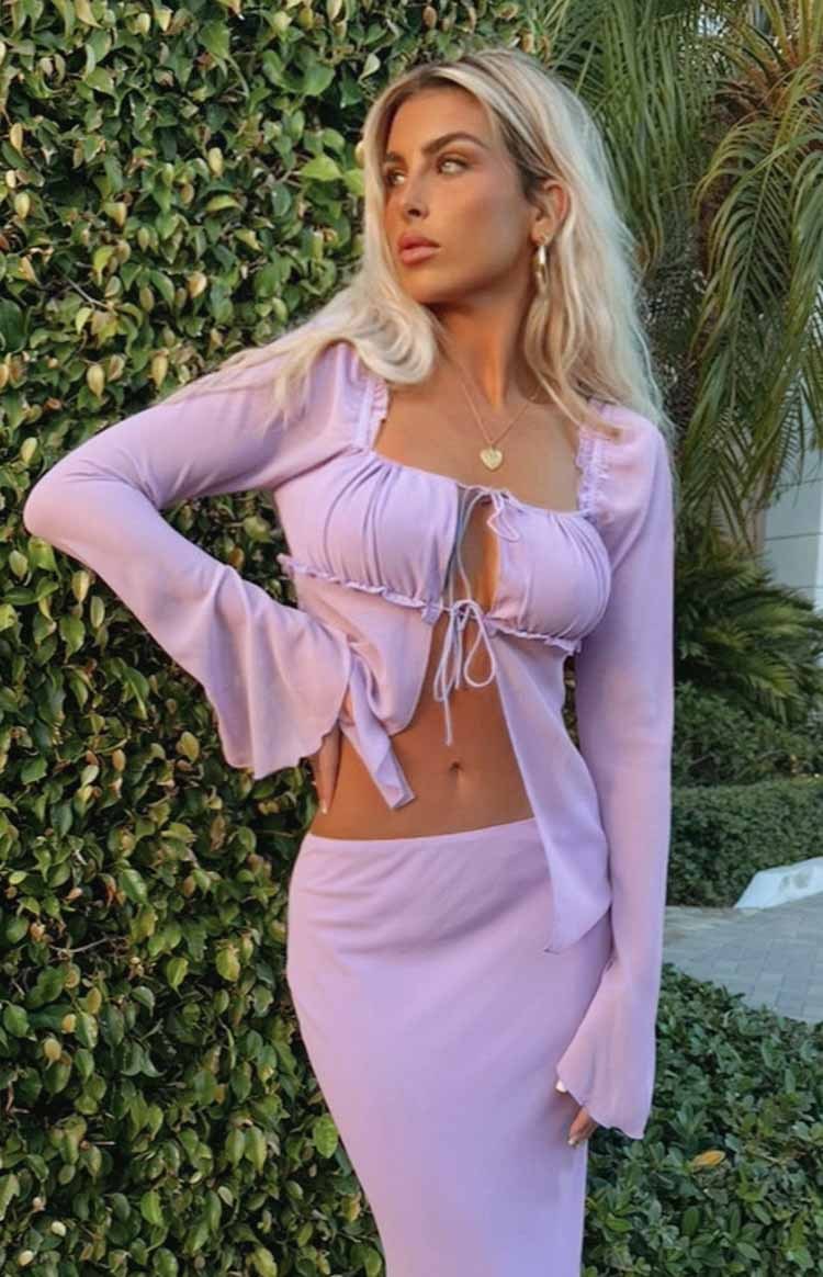 Kennedy Lilac Sleeve Top-Vavasi.All Rights Reserved.