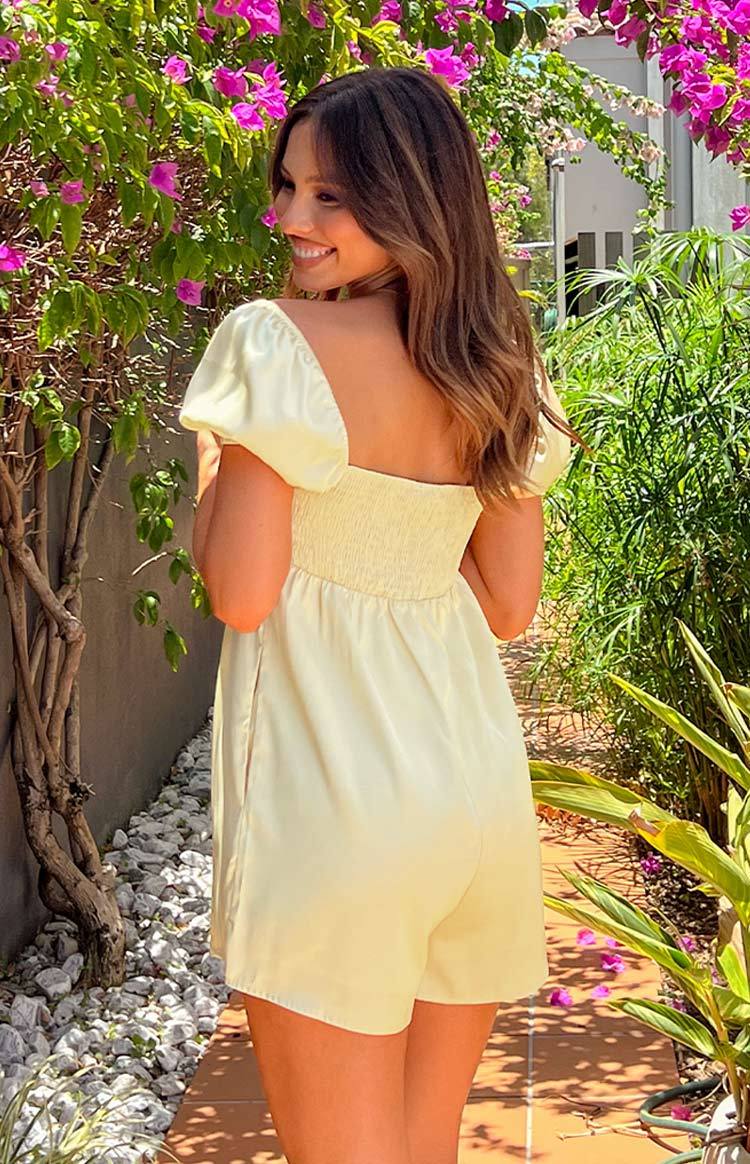 Khlo Yellow Playsuit-Vavasi.All Rights Reserved.