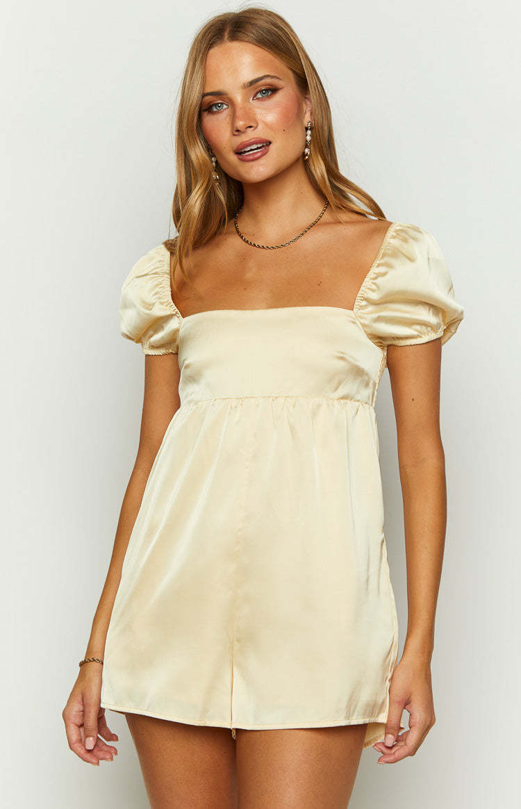 Khlo Yellow Playsuit-Vavasi.All Rights Reserved.