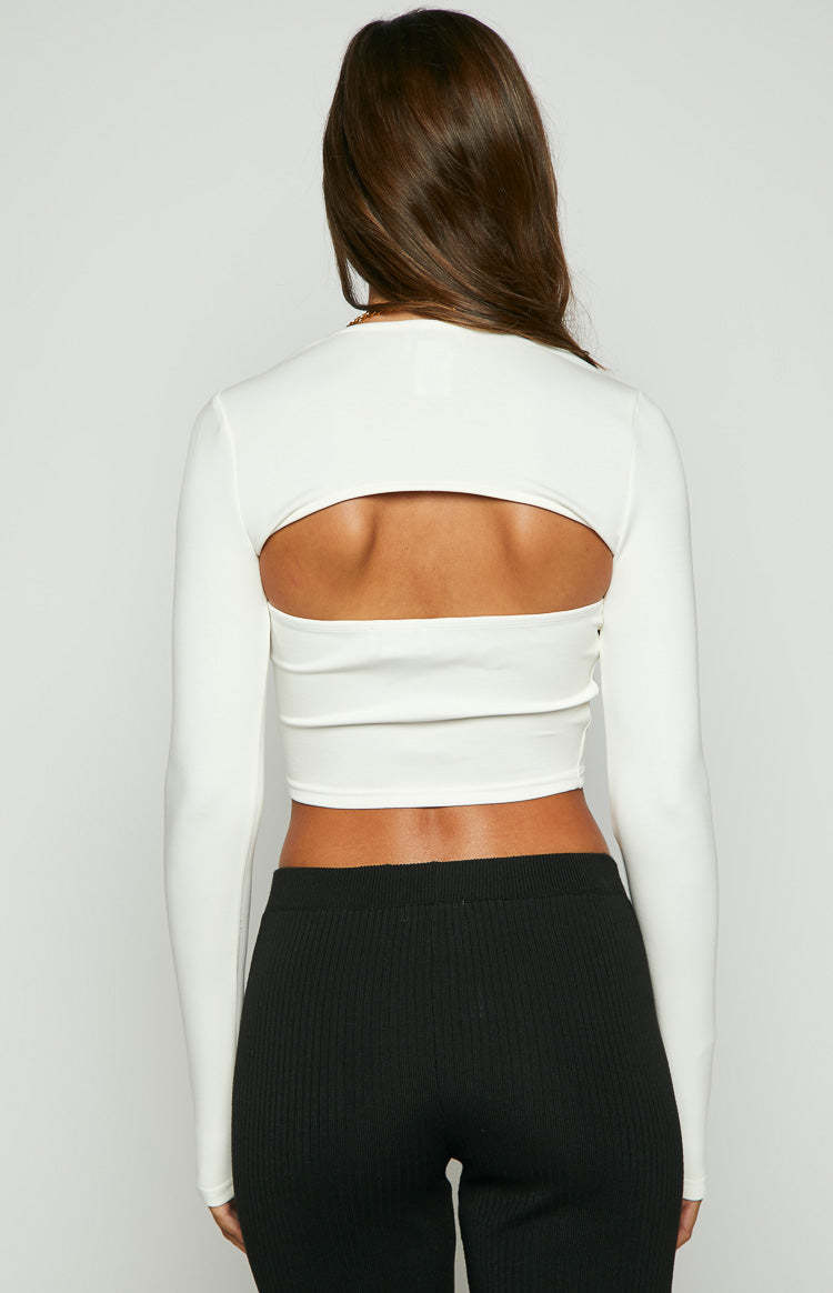 Kiki White Top-Vavasi.All Rights Reserved.