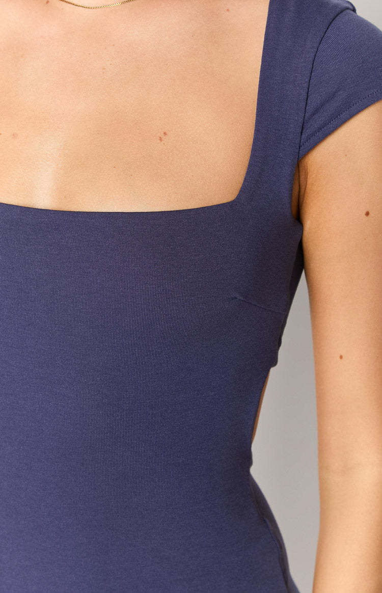 Kirby Navy Mini Dress-Vavasi.All Rights Reserved.