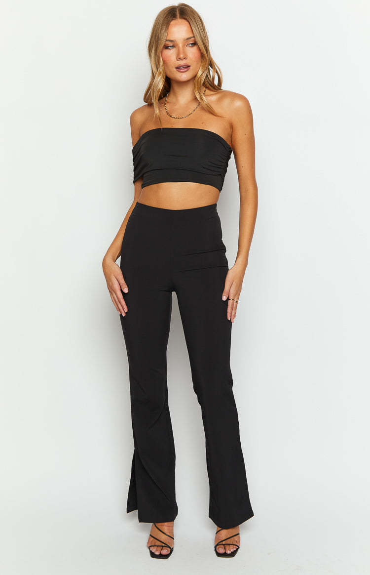 Kylah Black Off Shoulder Top-Vavasi.All Rights Reserved.