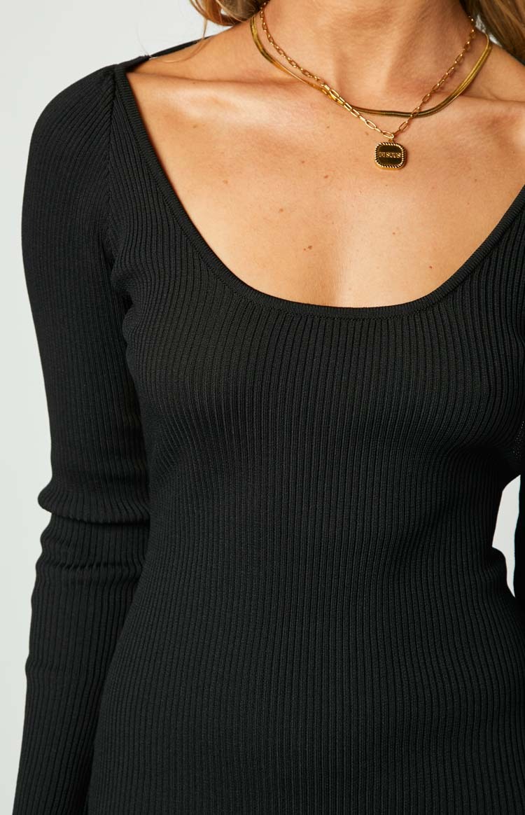 Kylie Black Maxi Dress-Vavasi.All Rights Reserved.