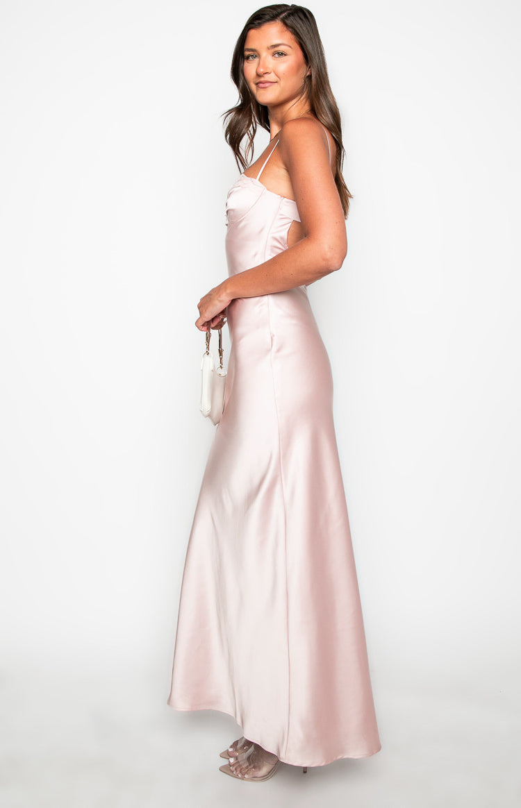 Kynlee Pink Maxi Dress-Vavasi.All Rights Reserved.