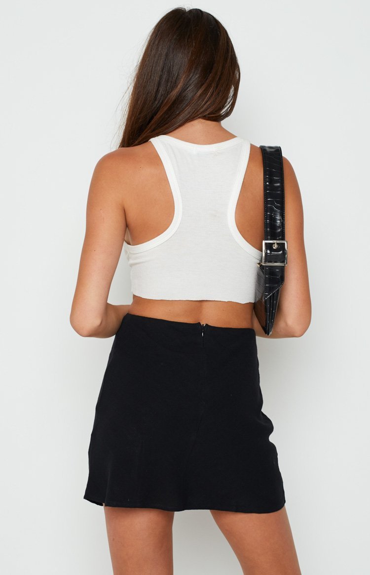 Laura Mini Skirt Black-Vavasi.All Rights Reserved.