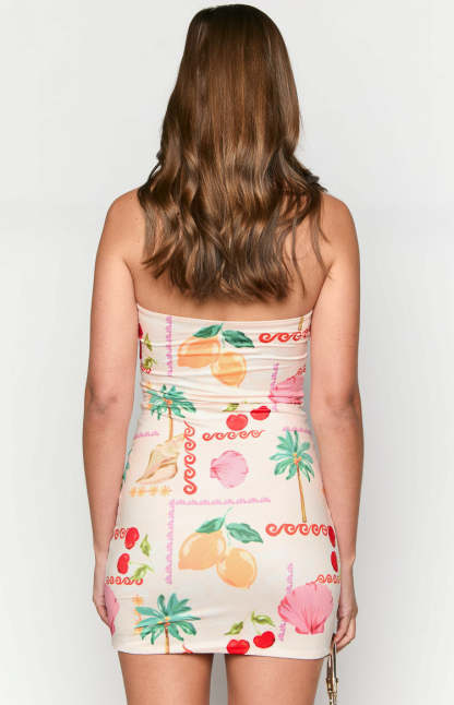 Lee Luxury Resort Strapless Mini Dress-Vavasi.All Rights Reserved.