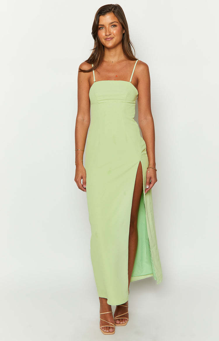 Lenora Green Strapless Maxi Dress-Vavasi.All Rights Reserved.