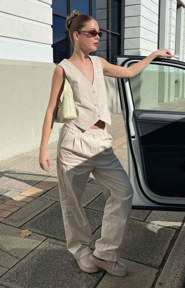 Lioness Agyness Pant Beige-Vavasi.All Rights Reserved.