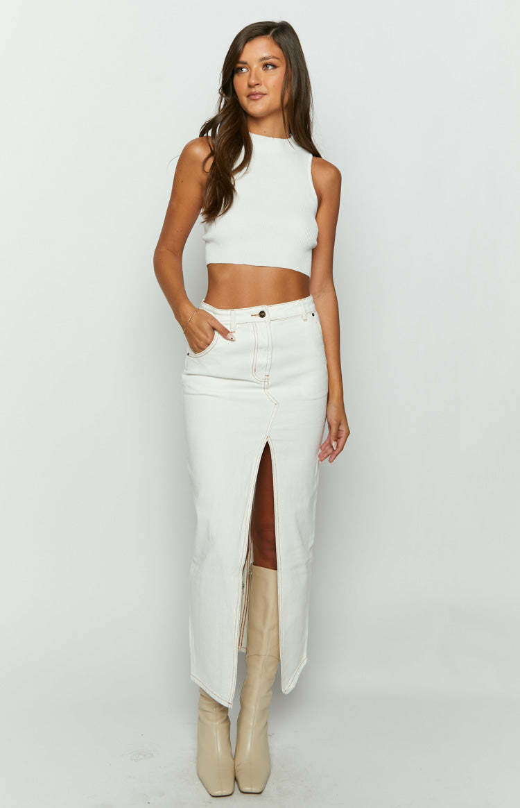 Lioness Barbie Porcelain Midi Skirt-Vavasi.All Rights Reserved.