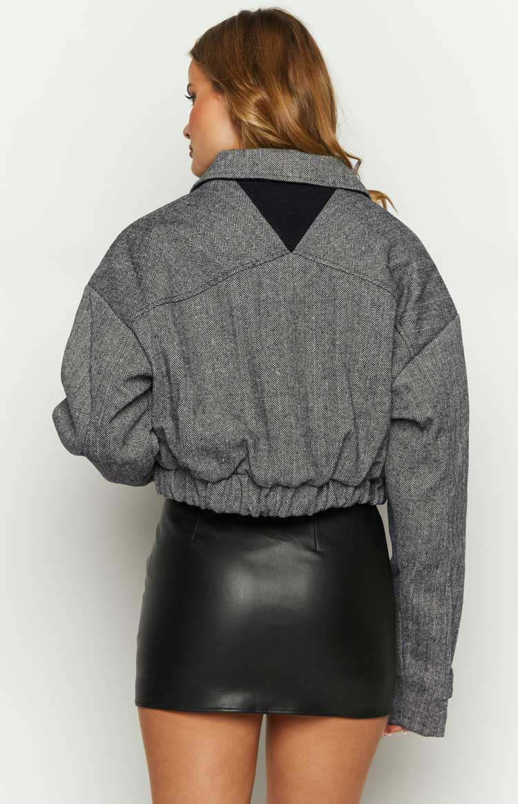 Lioness Claudie Ash Tweed Jacket-Vavasi.All Rights Reserved.
