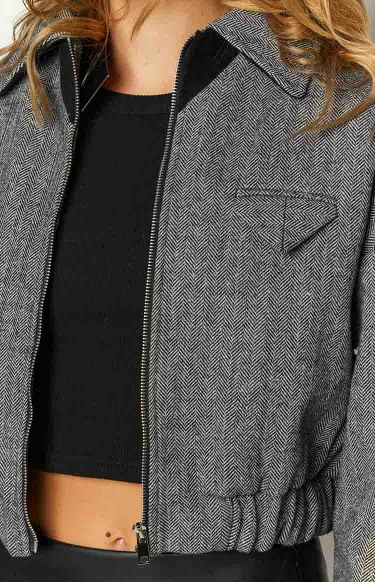 Lioness Claudie Ash Tweed Jacket-Vavasi.All Rights Reserved.