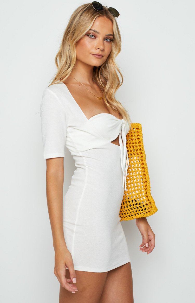 Lioness Field Of Dreams Mini Dress White-Vavasi.All Rights Reserved.