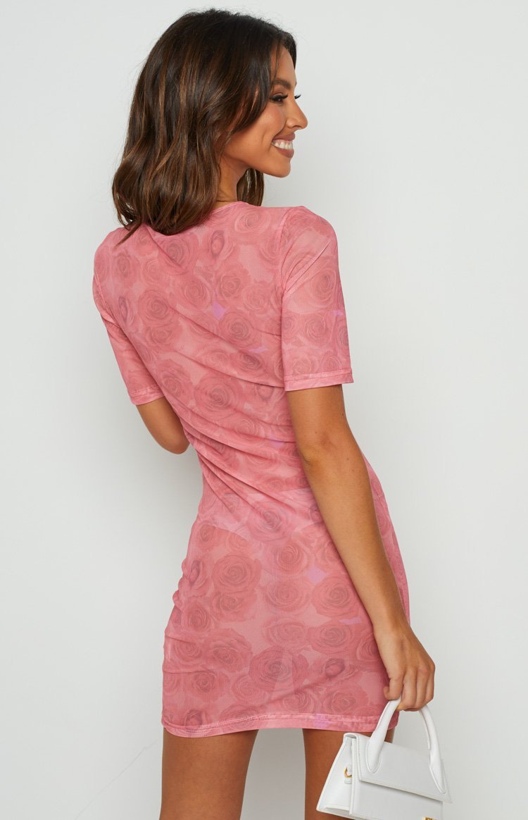 Lioness Hysteria Mesh Dress Pink-Vavasi.All Rights Reserved.