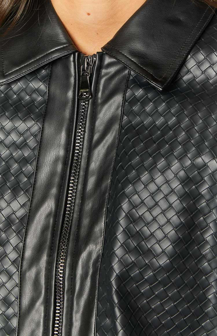 Lioness Kenny Onyx Bomber Jacket-Vavasi.All Rights Reserved.