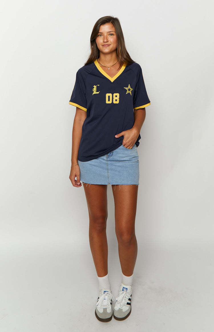 Lioness Navy Spectate Top-Vavasi.All Rights Reserved.