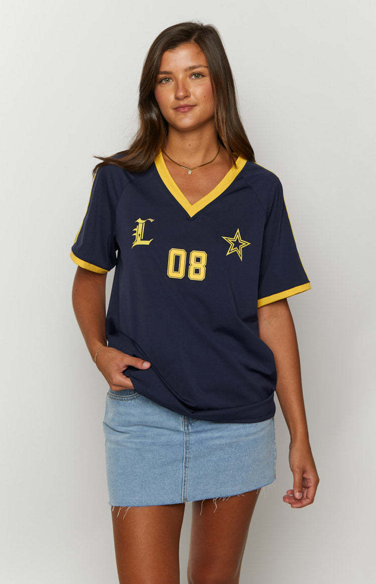 Lioness Navy Spectate Top-Vavasi.All Rights Reserved.