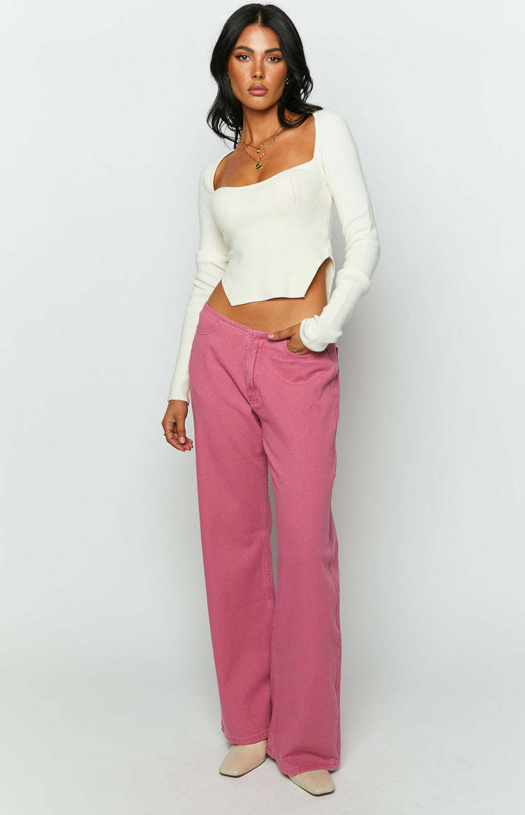 Lioness Practical Magic Hot Pink Jeans-Vavasi.All Rights Reserved.