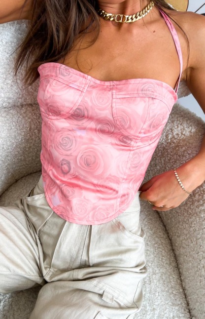 Lioness Purple Rain Corset Pink-Vavasi.All Rights Reserved.