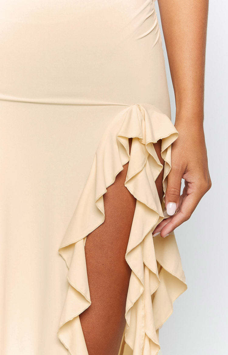 Lioness Rendezvous Canary Strapless Midi Dress-Vavasi.All Rights Reserved.