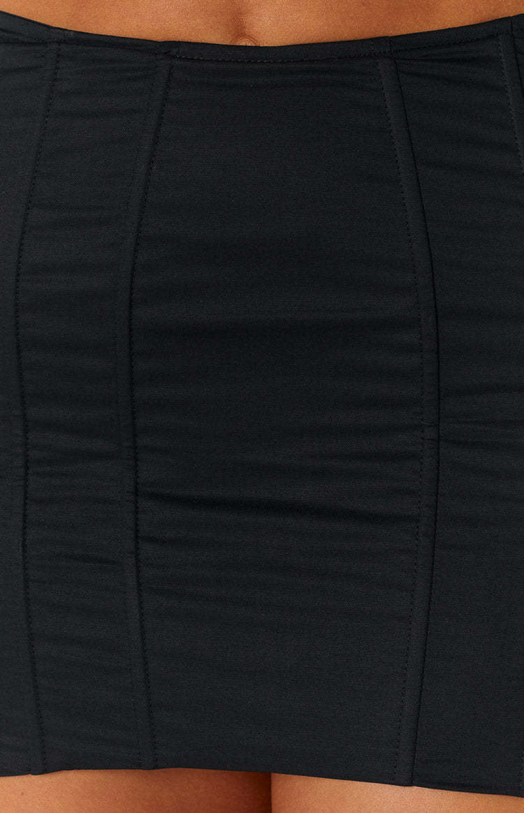 Lioness Venetian Black Corset Skirt-Vavasi.All Rights Reserved.