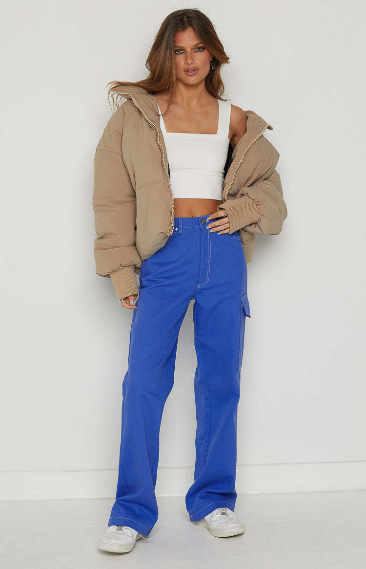 Lolita Blue Contrast Jeans-Vavasi.All Rights Reserved.