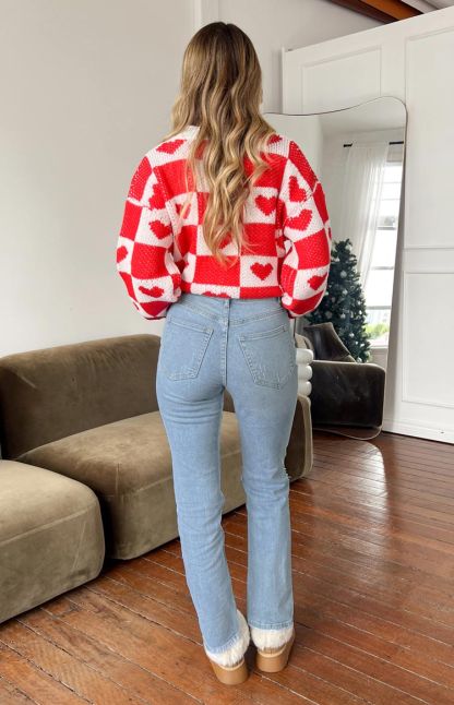Loui Mid Wash Straight Leg Denim Jeans-Vavasi.All Rights Reserved.