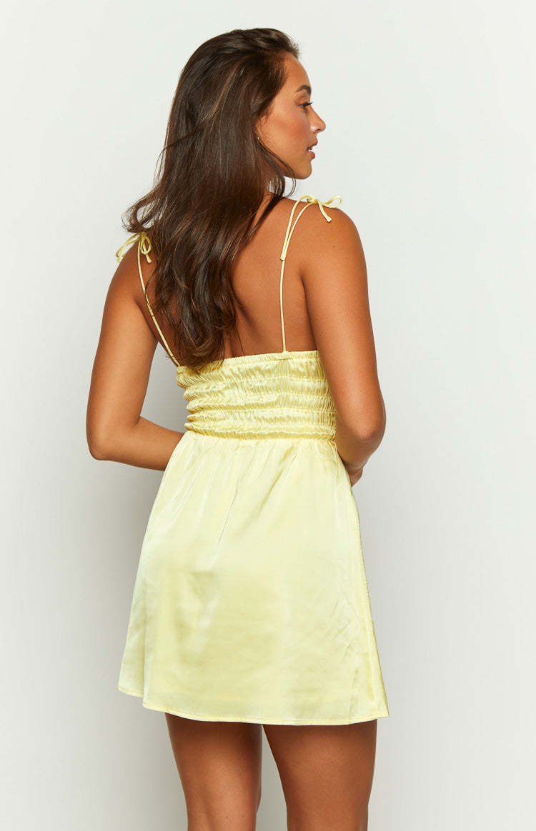 Love Yours Yellow Mini Dress-Vavasi.All Rights Reserved.