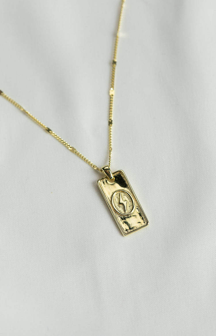 Lovestruck Lou Gold Poppy Necklace-Vavasi.All Rights Reserved.