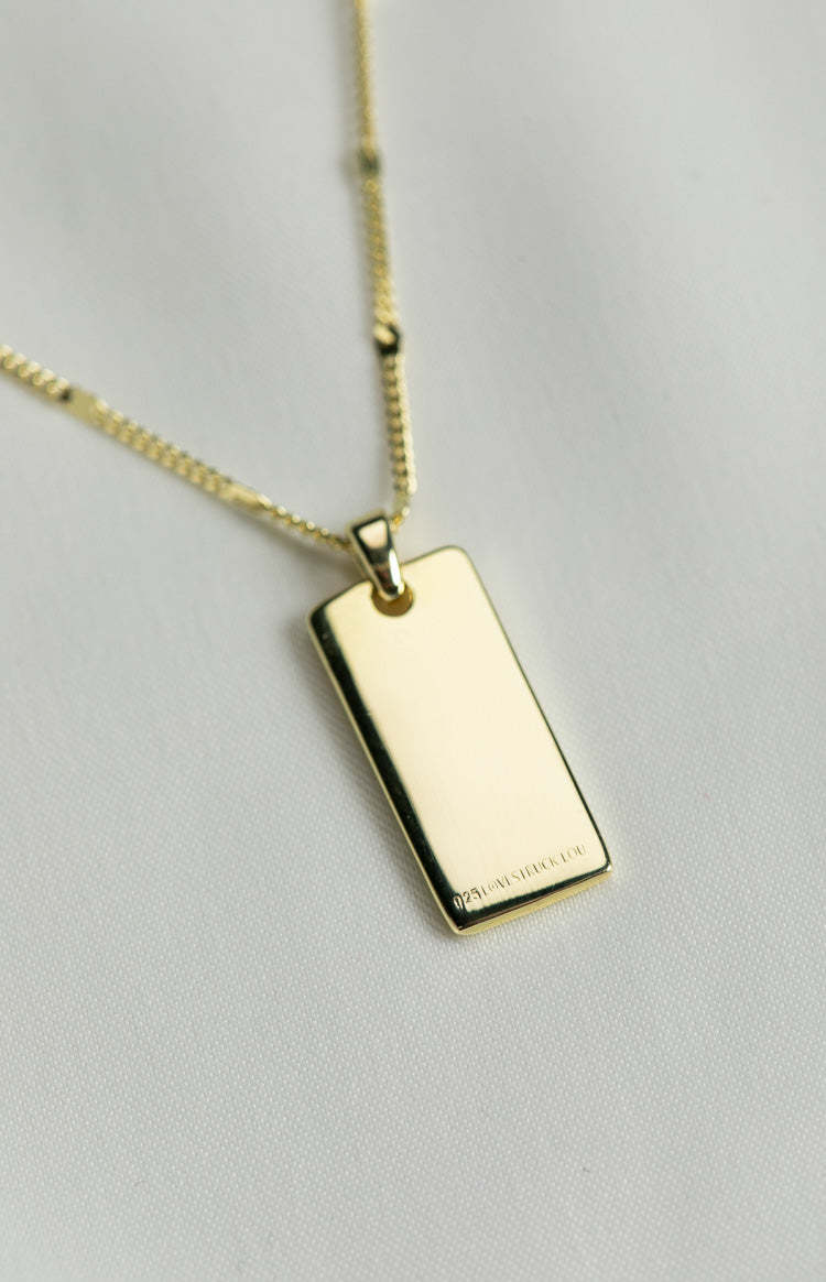 Lovestruck Lou Gold Poppy Necklace-Vavasi.All Rights Reserved.