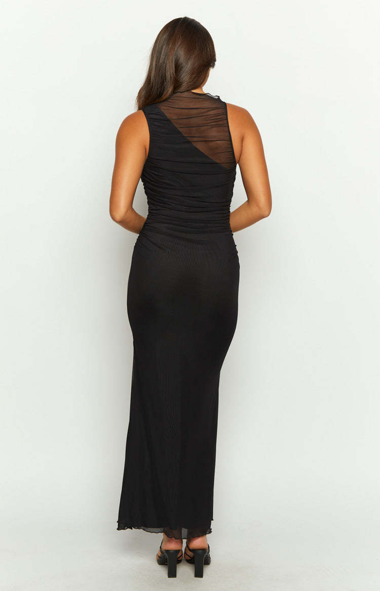 Luca Black Maxi Dress-Vavasi.All Rights Reserved.