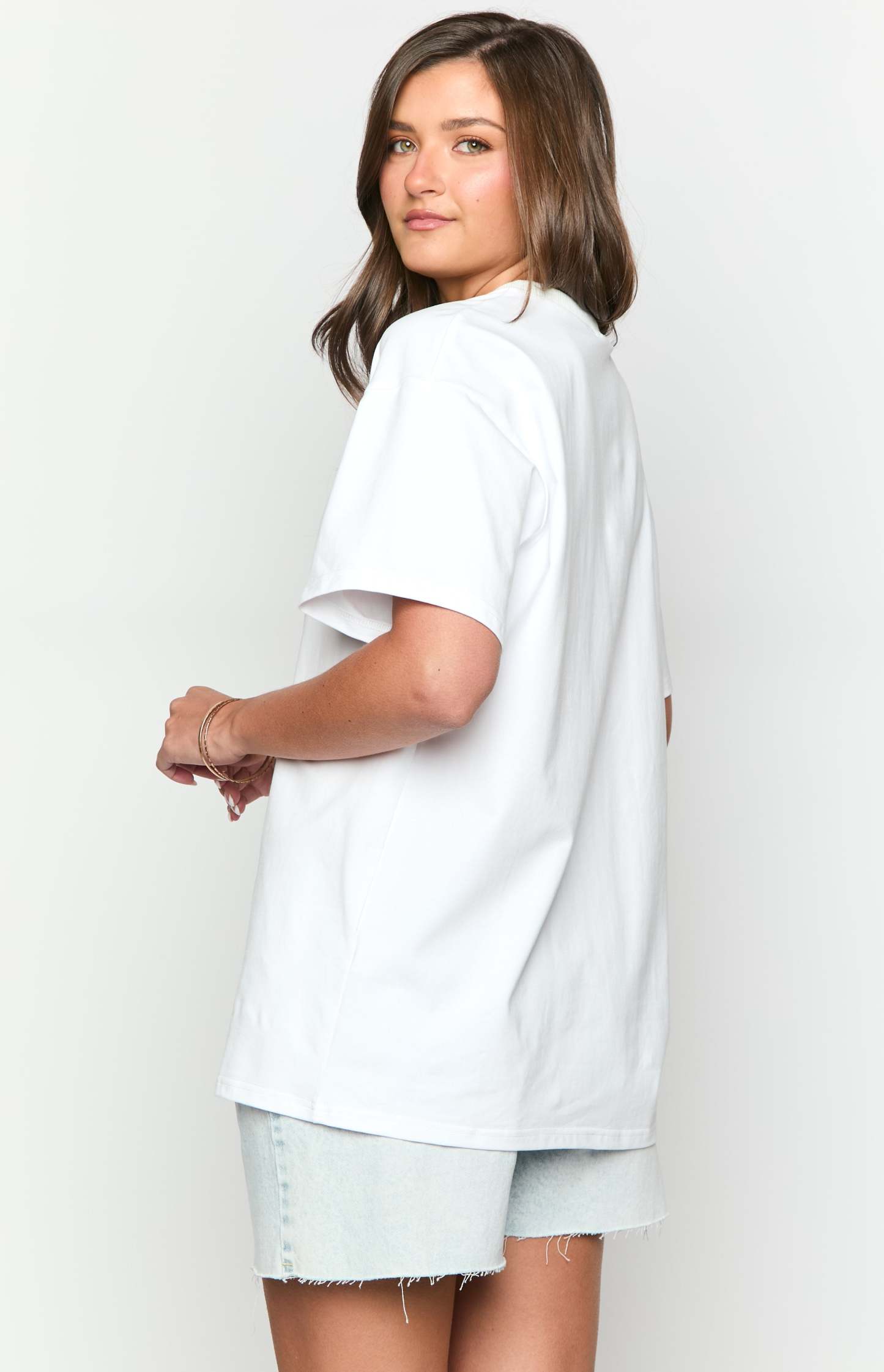 Lucky You White Western Tee-Vavasi.All Rights Reserved.
