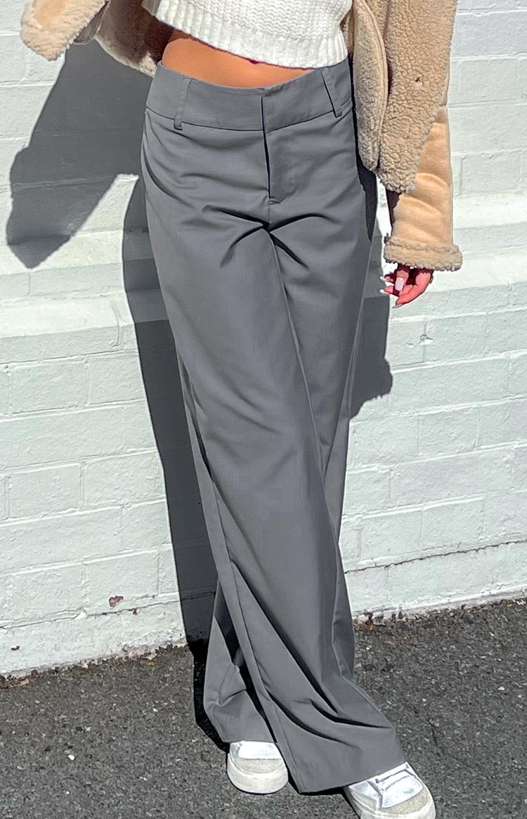Maeve Grey Pants-Vavasi.All Rights Reserved.