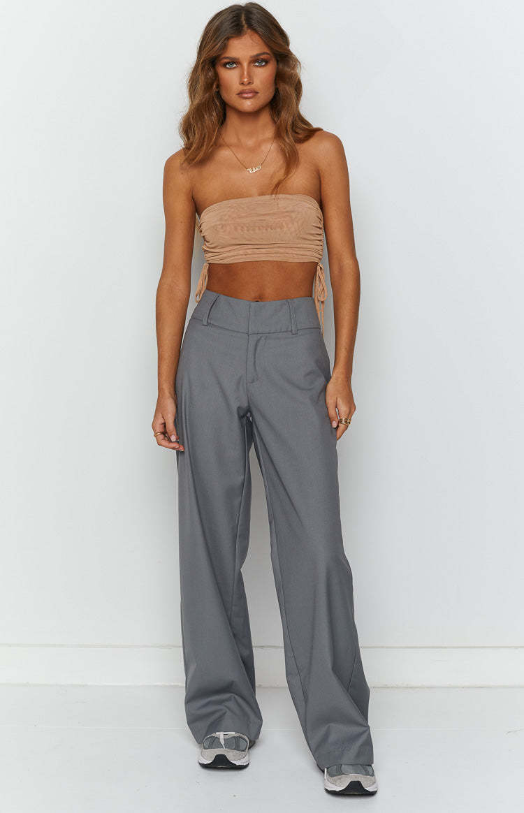 Maeve Grey Pants-Vavasi.All Rights Reserved.