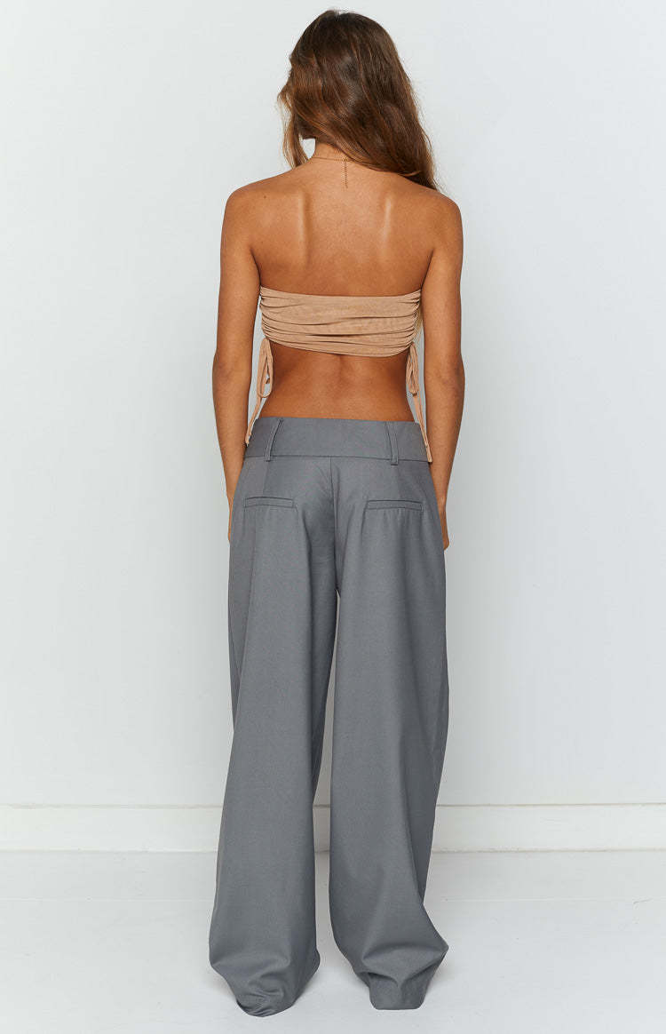 Maeve Grey Pants-Vavasi.All Rights Reserved.