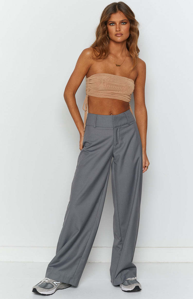 Maeve Grey Pants-Vavasi.All Rights Reserved.