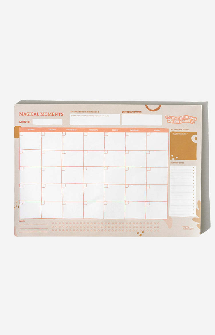 The Happy Employee Magical Moments Monthly Planner-Vavasi.All Rights Reserved.