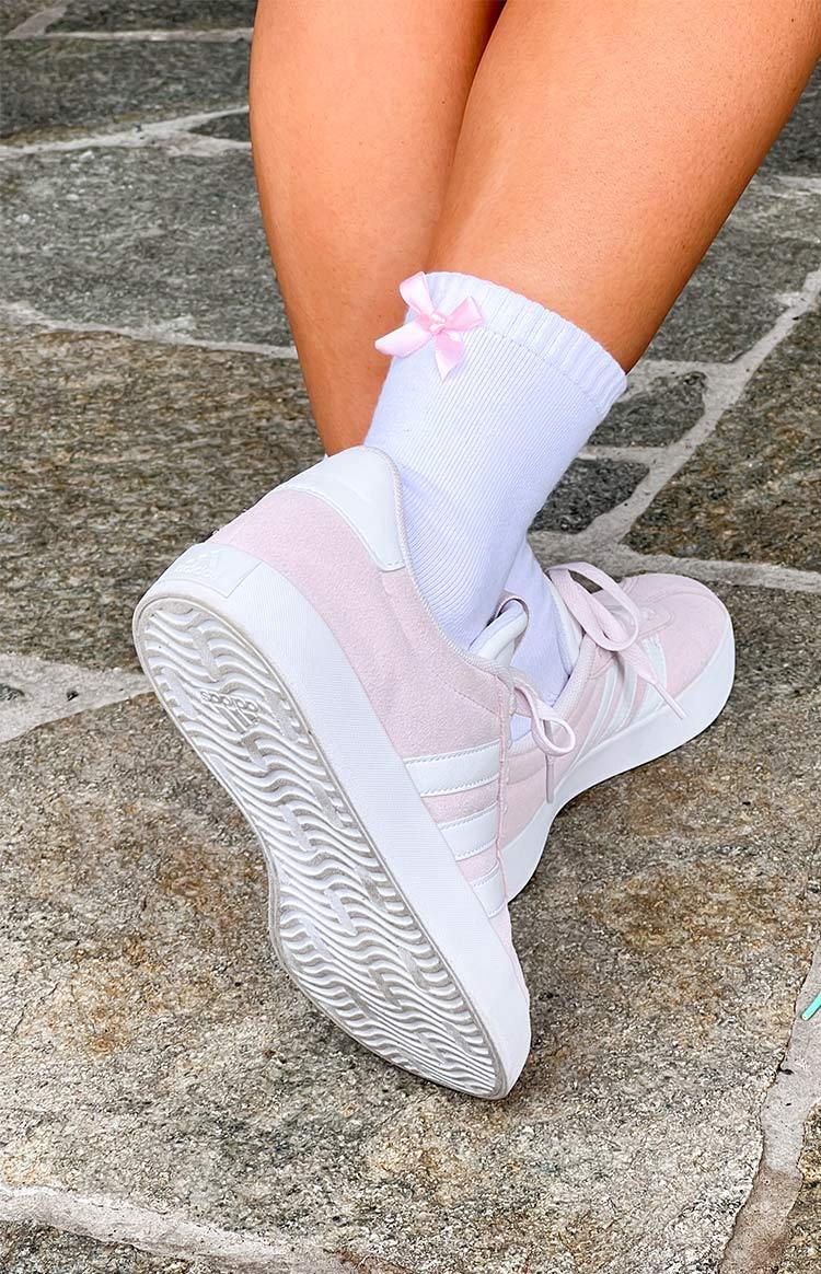 Magnoli White Bow Socks 2 Pack-Vavasi.All Rights Reserved.