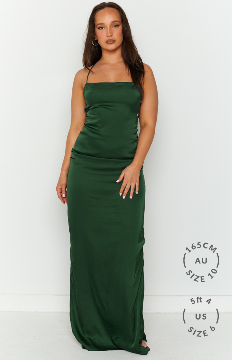 Manhattan Slip Formal Dress Emerald-Vavasi.All Rights Reserved.