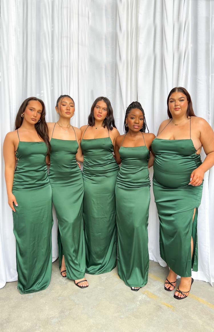 Manhattan Slip Formal Dress Emerald-Vavasi.All Rights Reserved.