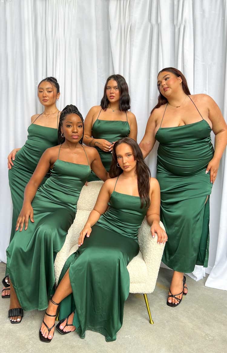 Manhattan Slip Formal Dress Emerald-Vavasi.All Rights Reserved.