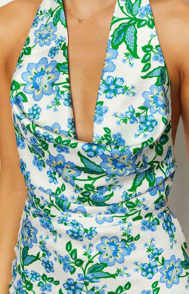 Marcella Blue Floral Formal Maxi Dress-Vavasi.All Rights Reserved.