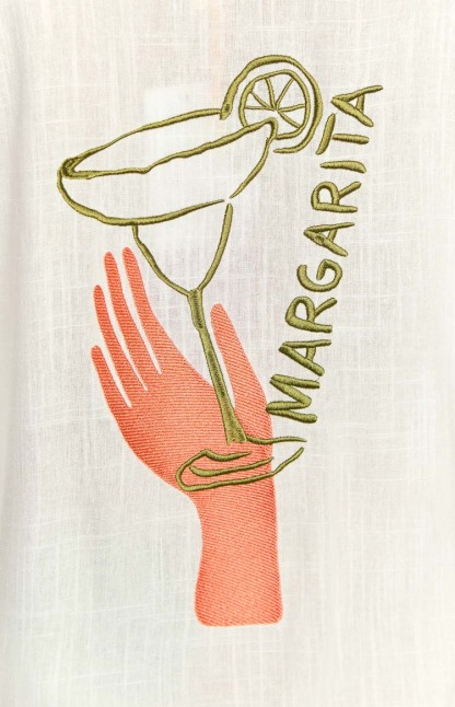 Margarita Dolce Vita Long Sleeve Shirt-Vavasi.All Rights Reserved.