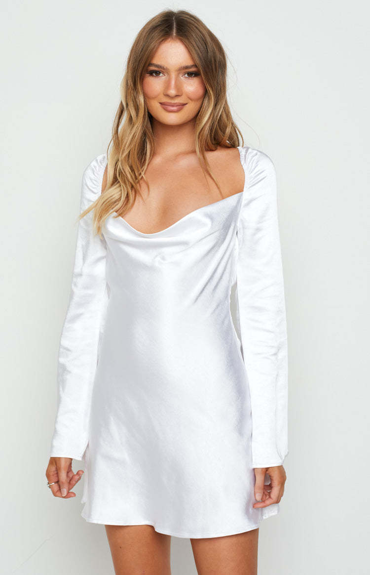 Marienne White Mini Dress-Vavasi.All Rights Reserved.