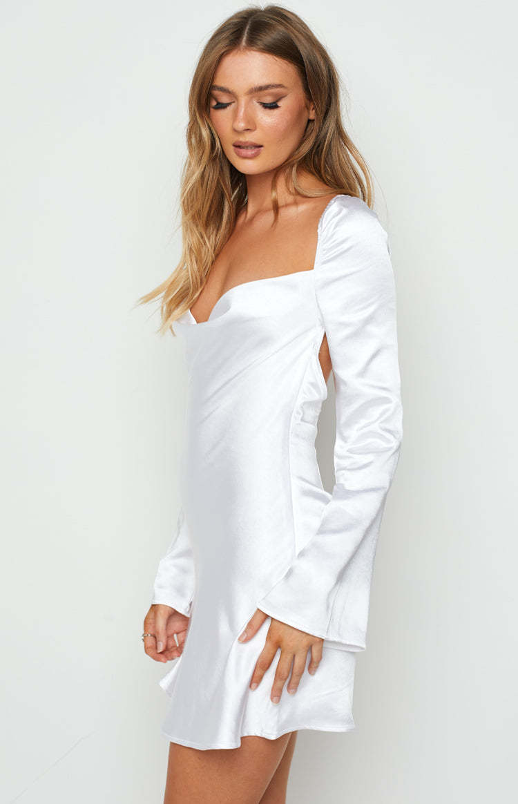 Marienne White Mini Dress-Vavasi.All Rights Reserved.