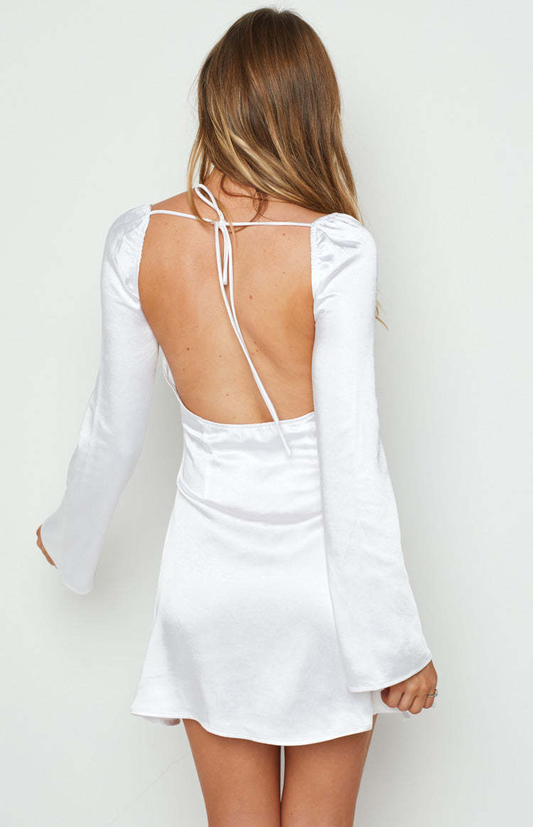 Marienne White Mini Dress-Vavasi.All Rights Reserved.