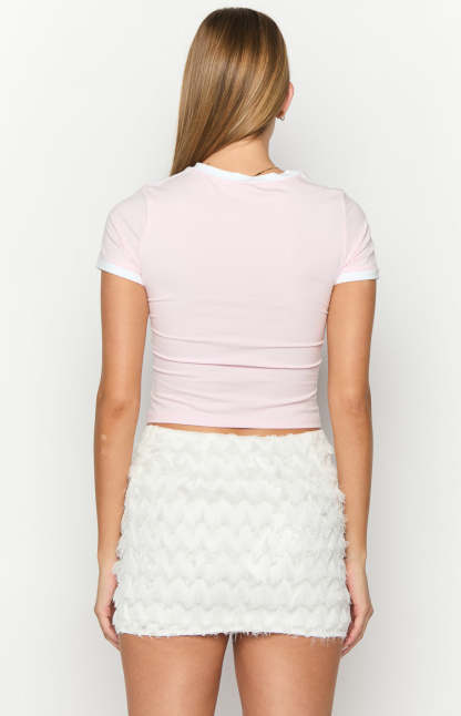 Marlie White Mini Skirt-Vavasi.All Rights Reserved.
