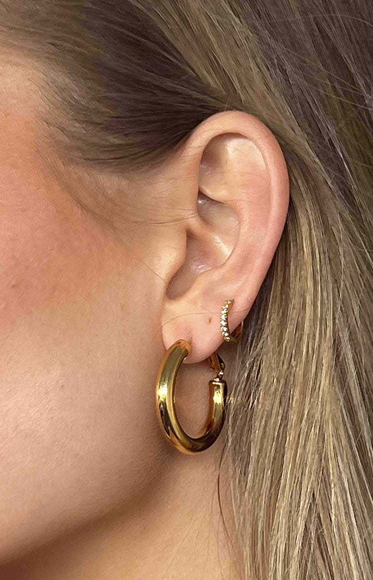 Mateo Gold Hoop Earrings-Vavasi.All Rights Reserved.