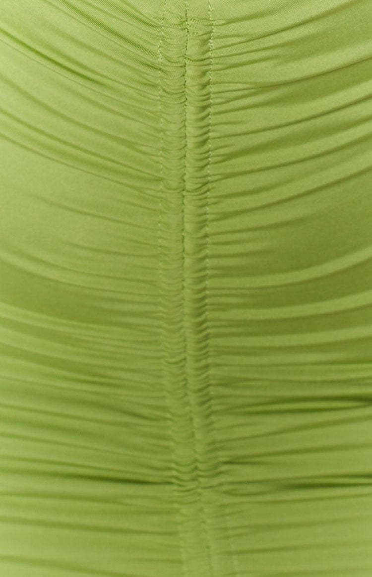 Mia Cross Neck Dress Green-Vavasi.All Rights Reserved.