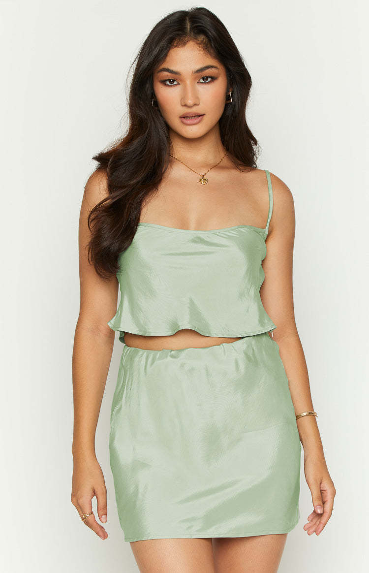 Milliana Sage Top-Vavasi.All Rights Reserved.
