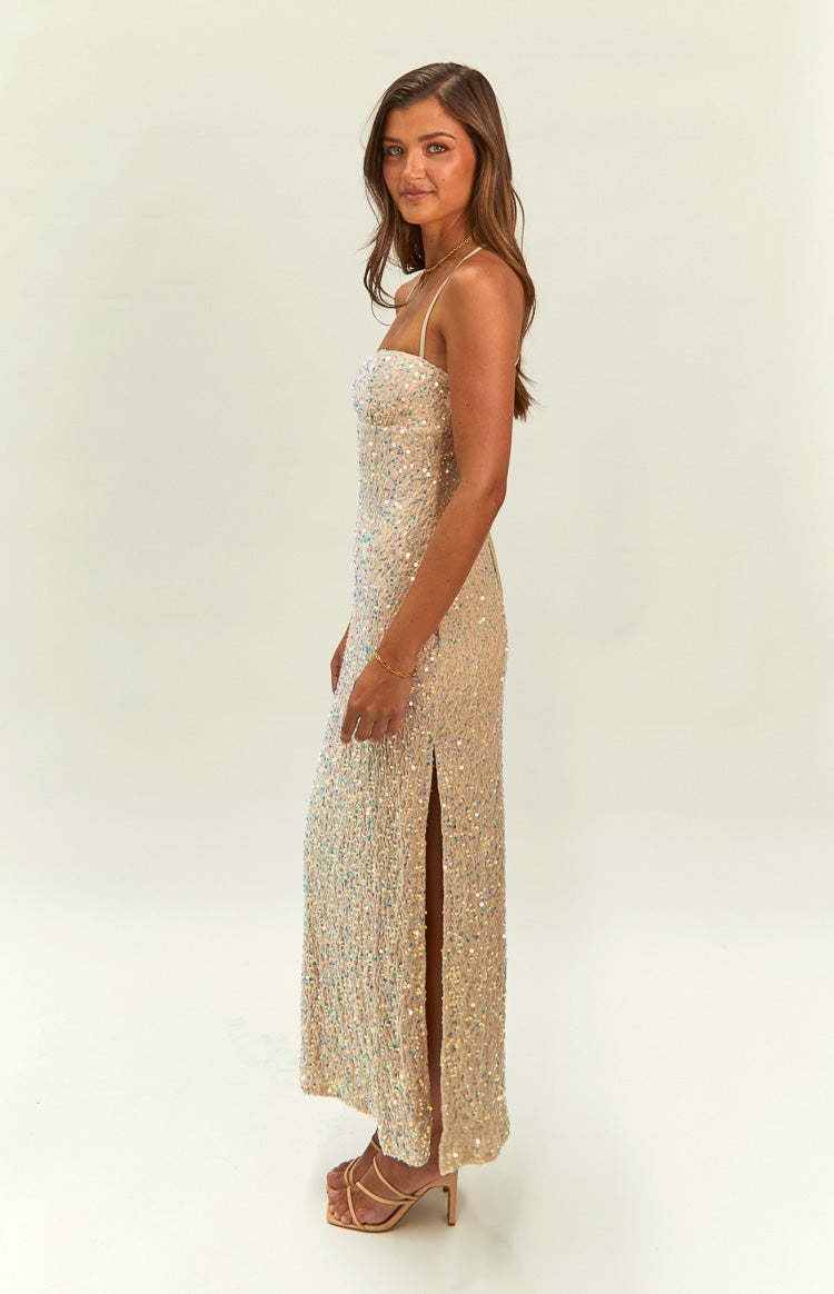 Miranda Gold Velvet Formal Maxi Dress-Vavasi.All Rights Reserved.